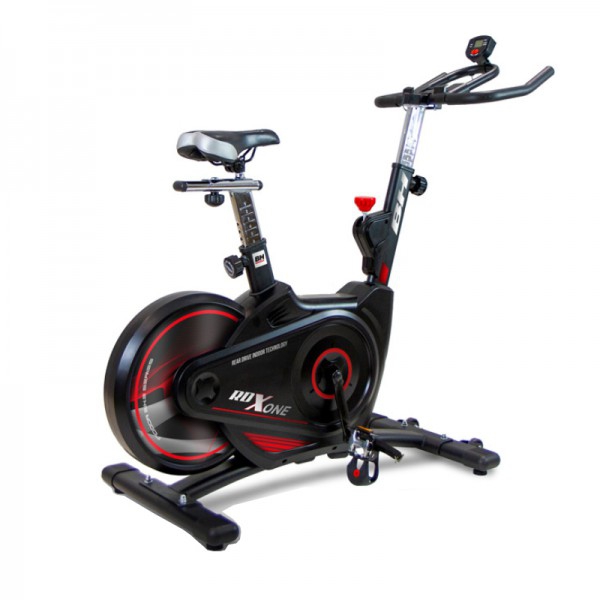 BH Fitness RDX One Spinning Bike: Mit Hinterrad, Magnetbremse und Multi-Einstellungen zum Trainieren in der besten Position